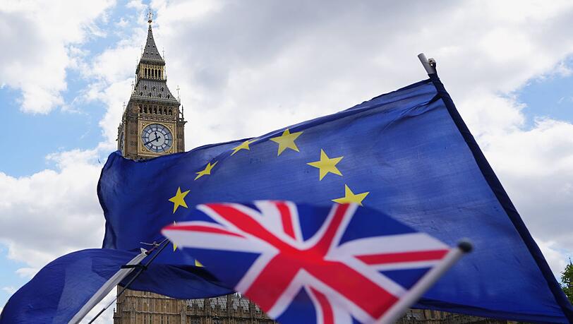 Die Handelsbeziehungen zwischen Großbritannien und der EU haben sich durch den Brexit deutlich erschwert. (Archivbild) Die Handelsbeziehungen zwischen Großbritannien und der EU haben sich durch den Brexit deutlich erschwert. (Archivbild)