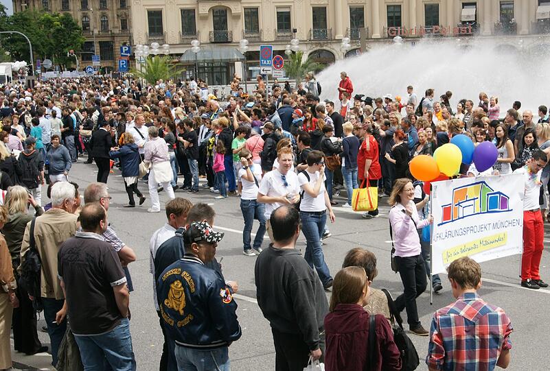 Sehen Sie hier die besten Bilder vom CSD in München.