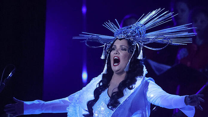 Opernsängerin Anna Netrebko im September 2021, bei einem Konzert zu ihrem 50. Geburtstag.