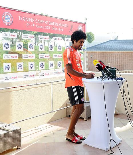 Die Bayern im Trainingslager in Doha, Tag 2.