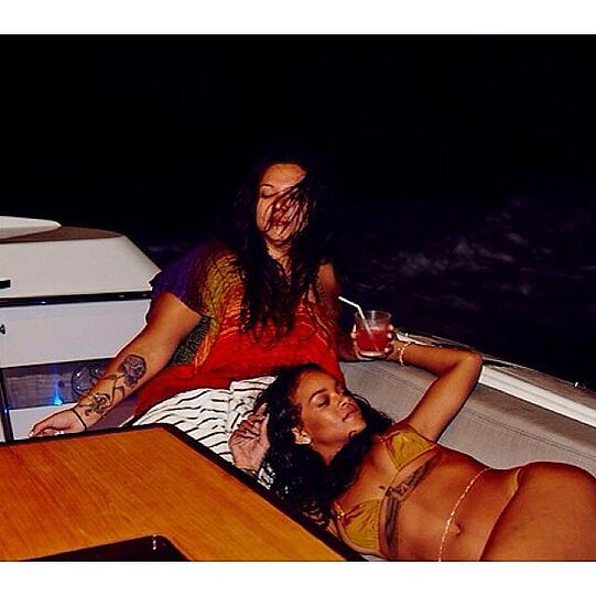 Rihanna im Brasilien-Urlaub.