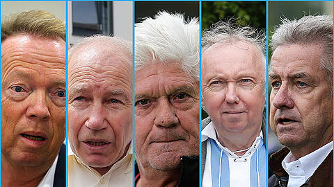 Fünf Löwen, fünf Erinnerungen an die Löwen-Meisterschaft. Peter Cassalette, Karsten Wettberg, Werner Lorant, Franz Hell und Bernd Patzke im AZ-Gespräch.