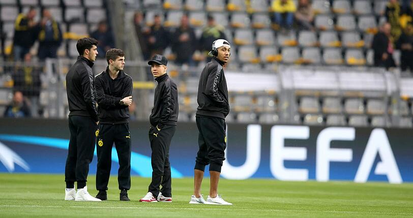 Champions League im Ausnahmezustand ... die Bilder vor dem Viertelfinal-Hinspiel Dortmund gegen Real am Mittwoch.