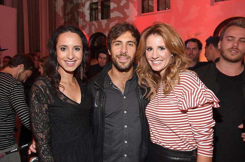 Top-Trio: Stephanie Stumph mit Max Giesinger und Mareile Höppner