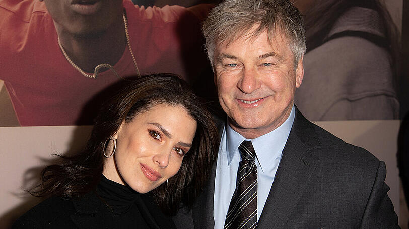 Hilaria und Alec Baldwin im Februar in New York City.