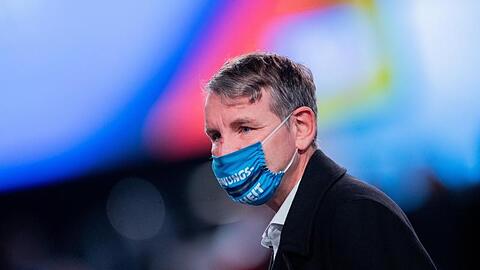 Rechtsaußen Björn Höcke steht für ein sozialen Kurs mit nationalem Anstrich.