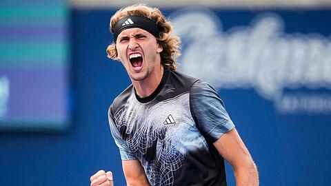 Setzte sich gegen den Japaner Yoshihito Nishioka mit 7:5 und 6:4 durch: Alexander Zverev.