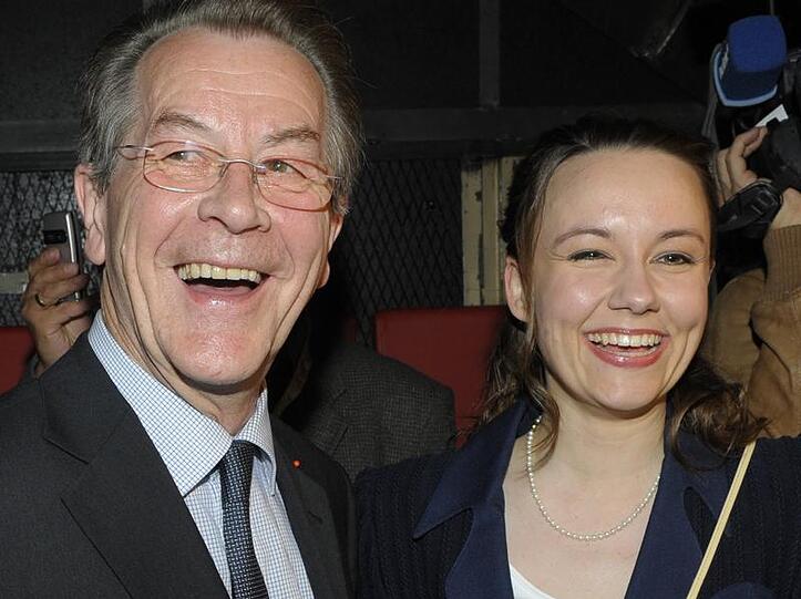 Franz Müntefering und Michelle Schumann.