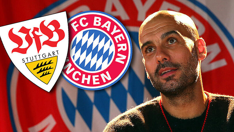 Pressekonferenz mit Pep Guardiola vor dem Spiel in Stuttgart.