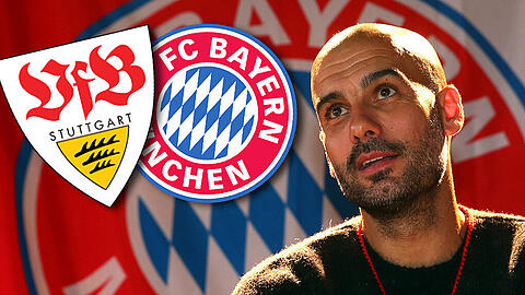 Pressekonferenz mit Pep Guardiola vor dem Spiel in Stuttgart.