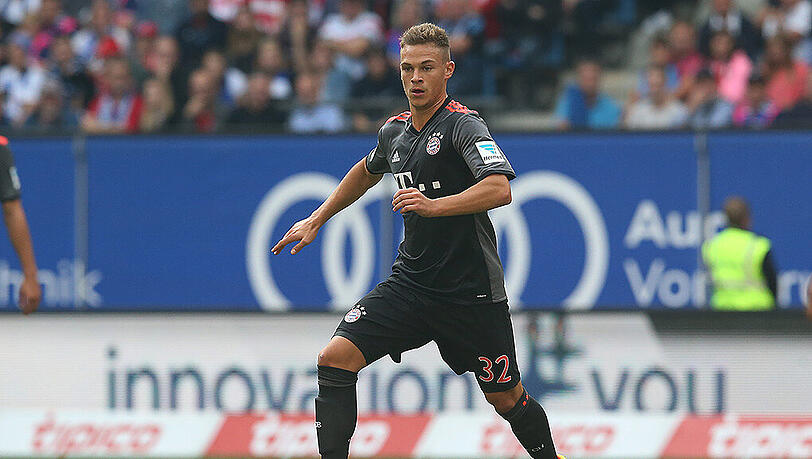 Joshua Kimmich traf in den bisherigen fünf Ligaspielen schon drei Mal - und das als defensiver Mittelfeldspieler. Joshua Kimmich traf in den bisherigen fünf Ligaspielen schon drei Mal - und das als defensiver Mittelfeldspieler.