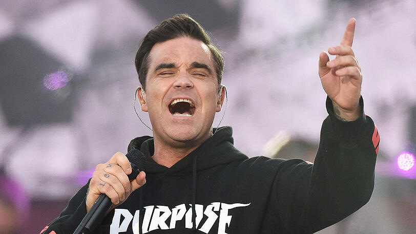 Es traten auf: Robbie Williams...