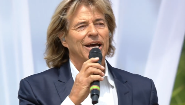 Hansi Hinterseer patzte beim Playback im "ZDF-Fernsehgarten".