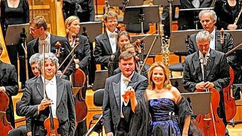 Renée Fleming und Christian Thielemann nach den Rückert-Liedern.