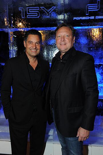 Dr. Christian Kurtzke (CEO Porsche Design) und Oliver Kastalio (CEO Rodenstock)
