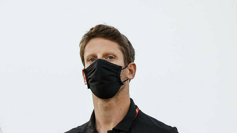 Romain Grosjean überlebte den Feuerunfall von Bahrain nahezu unverletzt.