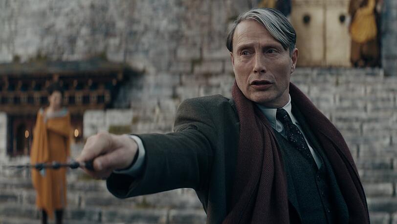 Mads Mikkelsen als Gellert Grindelwald im Fantasy-Abenteuer "Phantastische Tierwesen: Dumbledores Geheimnisse".
