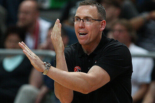&bdquo;Haben noch einen weiten Weg vor uns&ldquo;: Bambergs Trainer Chris Fleming lässt sich vom ersten Heimsieg nicht blenden.