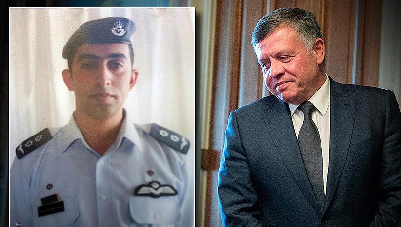 Rache für den getöteten Piloten Muas al-Kasasba: Klnig Abdullah II. (r) hat ein gnadenloses Vorgehen gegen den IS-Terror angekündigt.