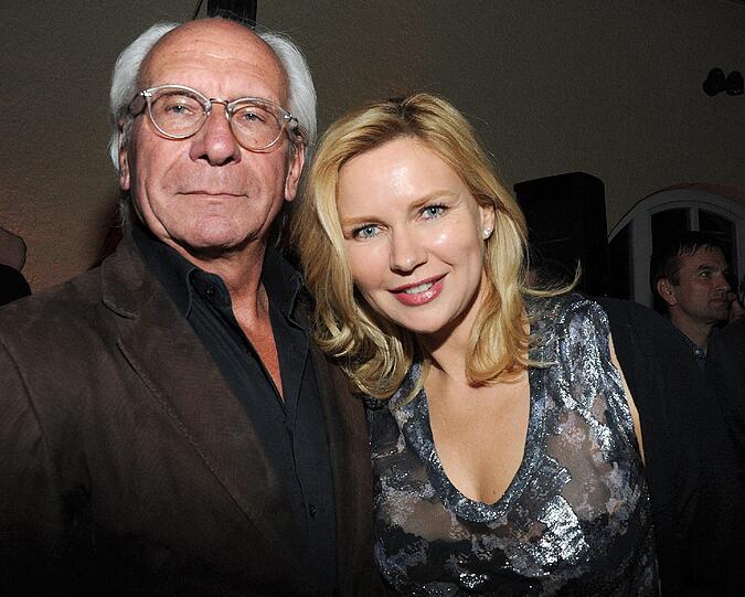 Veronica Ferres und Wolf Bauer, Vorsitzender der Geschäftsführung UFA Fiction.