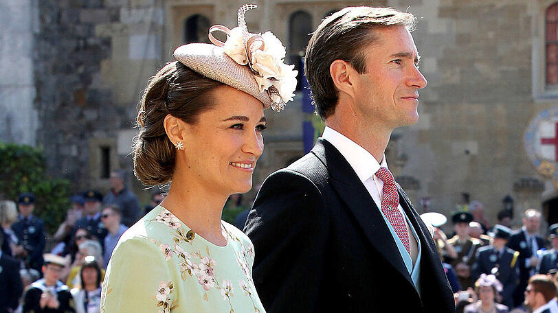 Pippa Middleton und James Matthews auf der Hochzeit von Prinz Harry und Herzogin Meghan.