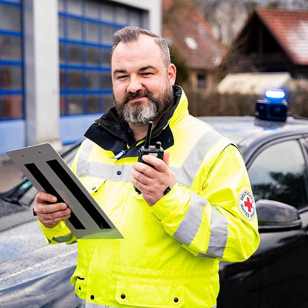 Notfallsanitäter Martin Noß. Notfallsanitäter Martin Noß.