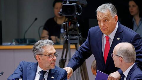 Ungarns Regierungschef Orban unterstützt zum Unmut der EU-Partner die Politik von US-Präsident Trump. (Archivbild)