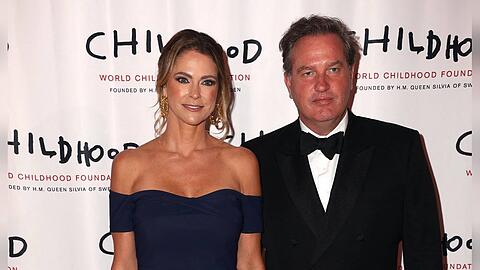 Einer ihrer seltenen gemeinsamen Auftritt in den vergangenen Jahren: Prinzessin Madeleine und Christopher O'Neill bei der World Childhood Foundation Gala in New York City am 16. Oktober 2023.