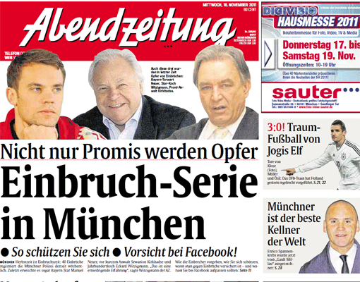 Jahres-Rückblick: Rückblick: Das Jahr 2011 in AZ-Schlagzeilen - München - Abendzeitung München