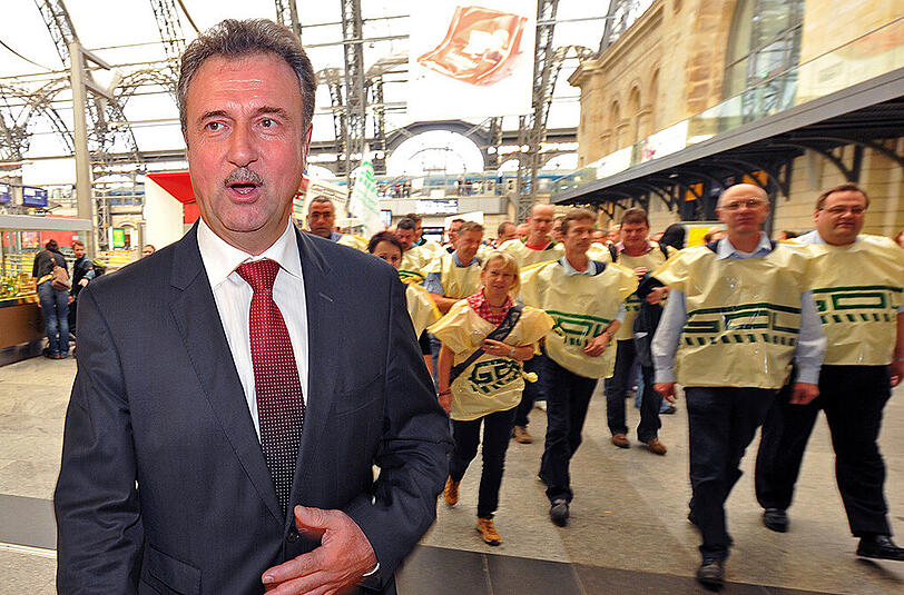 GDL-Chef Claus Weselsky über den Lokführer-Streik am Wochenende.