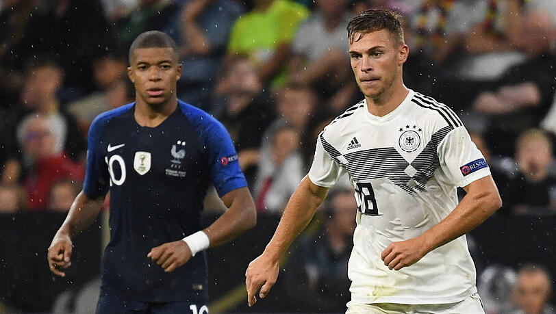 Gegen Frankreich Abräumer im Mittelfeld: Joshua Kimmich. Gegen Frankreich Abräumer im Mittelfeld: Joshua Kimmich.