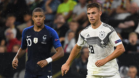 Gegen Frankreich Abräumer im Mittelfeld: Joshua Kimmich.