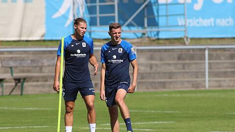 Der Bulle und der Schlaks: In Elversberg soll es Lakenmacher (l.) richten, Skenderovic wird im Spitzen-Duell fehlen.