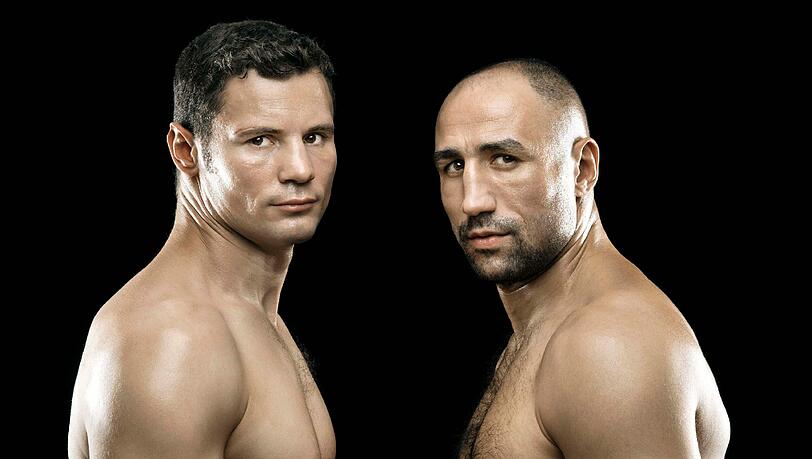 Robert Stieglitz (l) und Arthur Abraham kämpfen am Samstag um den Weltmeistertitel im Supermittelgewicht. Robert Stieglitz (l) und Arthur Abraham kämpfen am Samstag um den Weltmeistertitel im Supermittelgewicht.