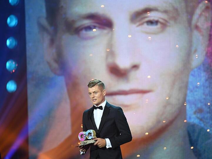 Toni Kroos rief in seiner Rede zu mehr Akzeptanz gegenüber Einwanderern auf.