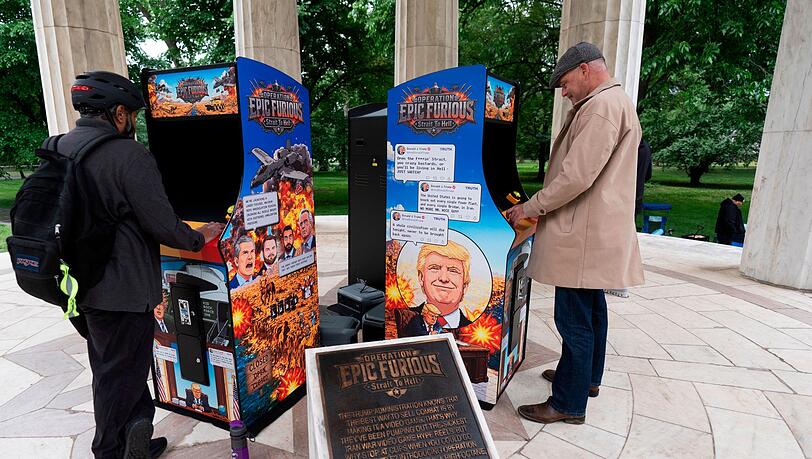 Unbekannte haben ein neues Videospiel zu Ehren Trumps entwickelt. Unbekannte haben ein neues Videospiel zu Ehren Trumps entwickelt.