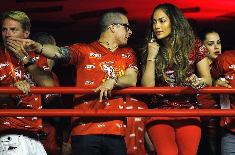 Samba in Rio 2012: Die Bilder vom Zuckerhut. Mit Fergie und Jennifer Lopez