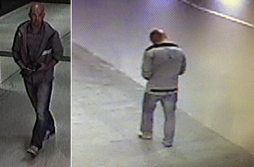 Mit diesen Bildern fahndet die Polizei nach dem Handtaschenräuber.