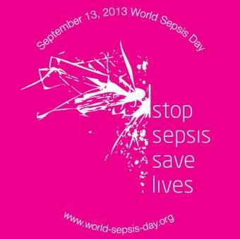 Das Logo des Welt-Sepsis-Tags.