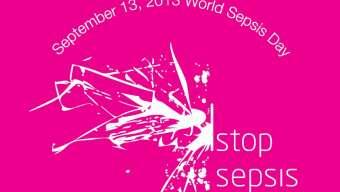 Das Logo des Welt-Sepsis-Tags. Das Logo des Welt-Sepsis-Tags.