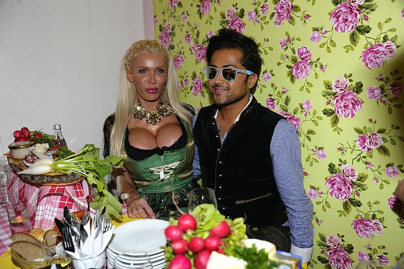 Edona James und Stylist Samuel Sohebi.