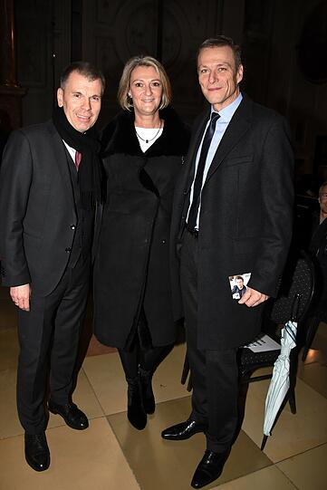 Peter Mey mit Martina und Peter van Binsbergen