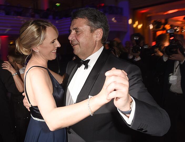Sigmar Gabriel und seine Frau Anke Stadler