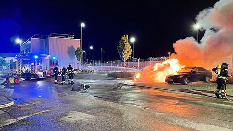 An dem Audi A8 entstand ein Totalschaden.