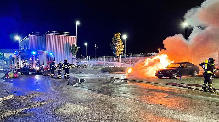 An dem Audi A8 entstand ein Totalschaden.