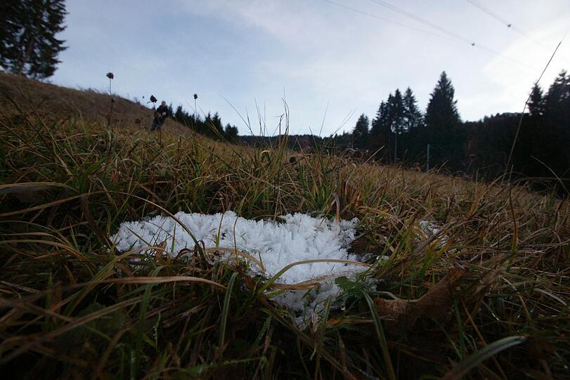 So ein Fleckerl Schnee, macht noch lange keinen Winter.