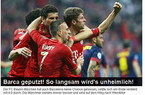 Goal.com wird's bei einer derartigen Machtdemonstration schon unheimlich
