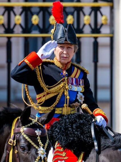 Prinzessin Anne reitet ein Jahr nach ihrem Unfall wieder.