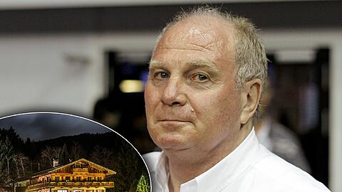 Uli Hoeneß durfte Silvester bereits in seinem Haus in Bad Wiessee feiern.