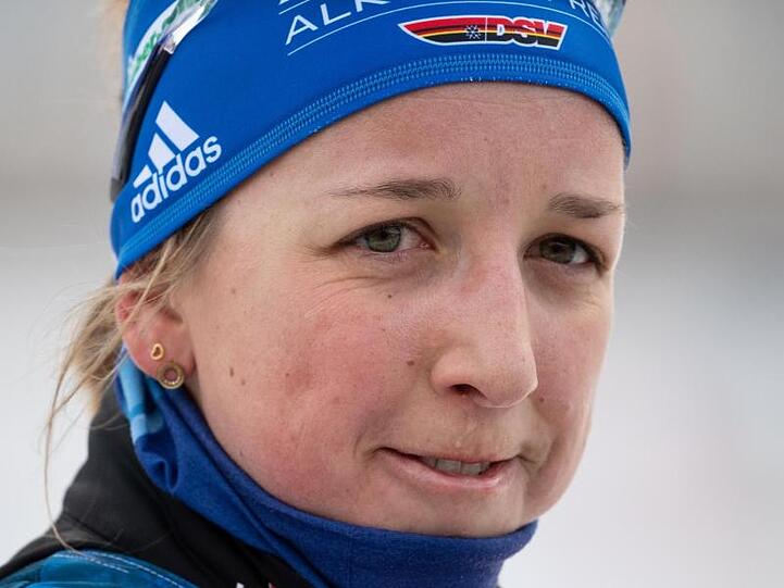 Franziska Preuß aus Deutschland in Aktion. Foto: Sven Hoppe/dpa